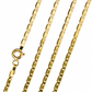 Cadena de escalera plana con espejo S 40 de Joyería Caracas es una opción elegante y sofisticada para cualquier ocasión. Hecha en oro de 18k, cuenta con garantía de por vida. 