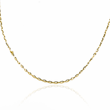 Cadena veneciana longata M50 es una joya de alta calidad de nuestra exclusiva Joyería Caracas. Hecha con oro 18k, esta cadena es garantía de vida.