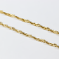  nuestra cadena Singapur S50. Hecha con oro 18k y con una garantía de por vida, es una joya de la prestigiosa joyería Caracas. 