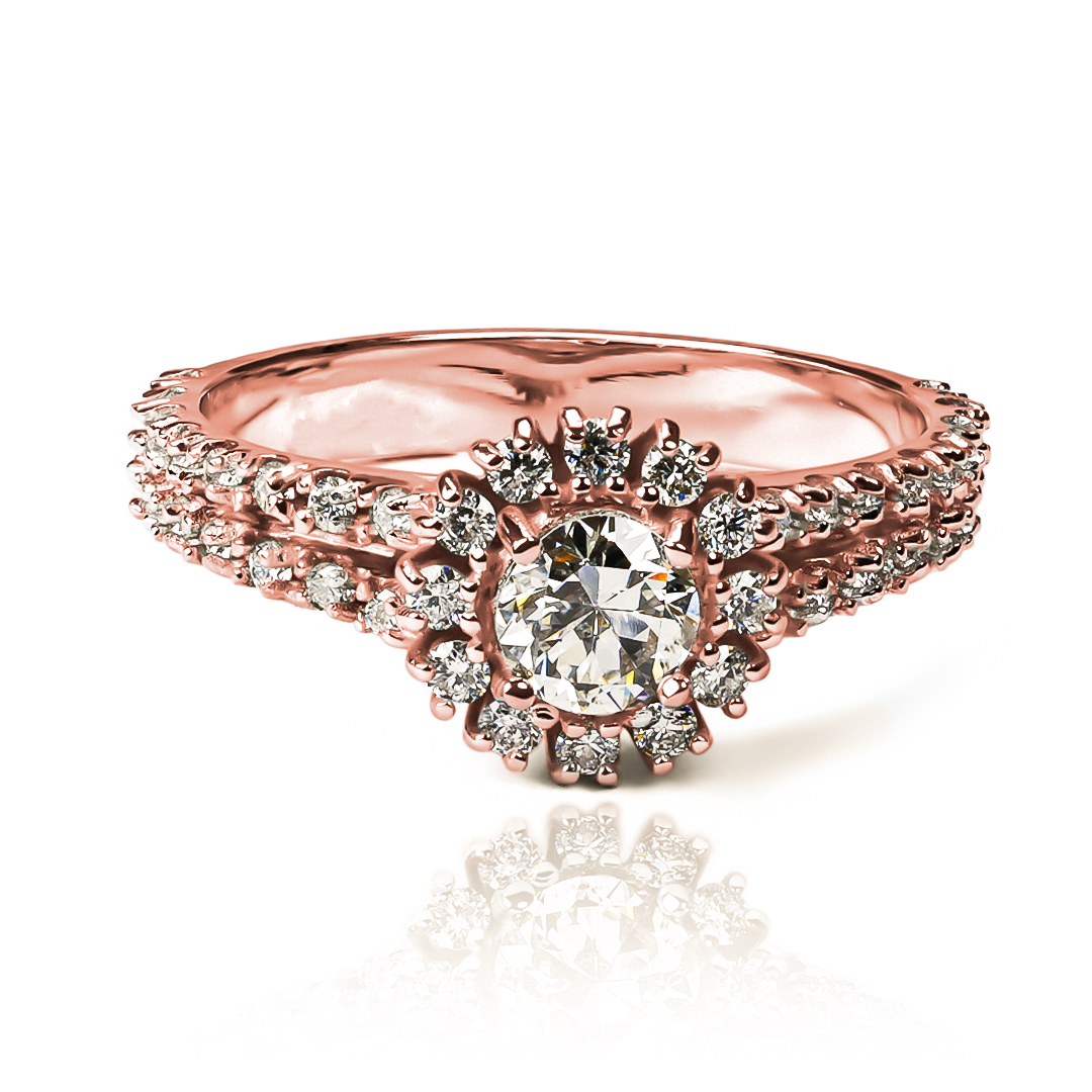 Anillo Diamond obelisk, hecho de oro 18k con certificado de calidad y garantía de por vida, esta Joyería Caracas es una elección sofisticada y exclusiva para un momento tan especial.