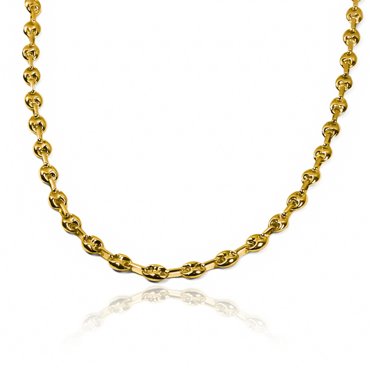 Cadena Calabrote S 40 JT en oro de 18k de la Joyería Caracas. Hecha con el más fino oro, esta cadena le brindará un toque de elegancia y sofisticación a su atuendo.