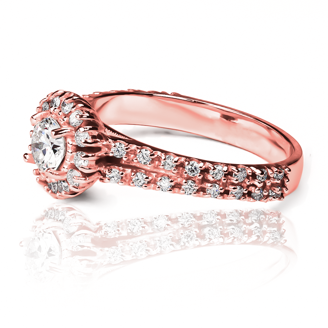 Anillo Diamond obelisk, hecho de oro 18k con certificado de calidad y garantía de por vida, esta Joyería Caracas es una elección sofisticada y exclusiva para un momento tan especial.