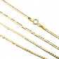 Cadena Cubana Espejo SM 40 en oro de 18k de la Joyería Caracas. Cuenta con garantía de por vida. 