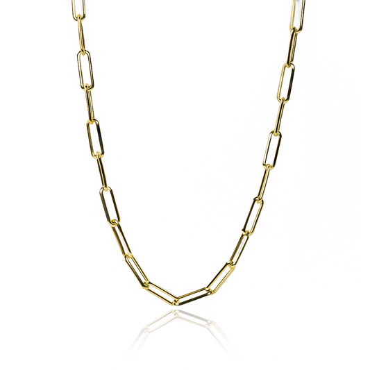 Cadena Clip art 50cm en oro de 18k de la Joyería Caracas, cuenta con garantía de por vida.