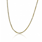 Cadena Venecia estilo bicolor 50 de Joyería Caracas es una verdadera obra de arte en oro 18k con una garantía de por vida.