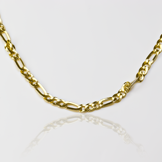 Cadena tipo cubana 3x1 L60 de 18k de la Joyería Caracas es perfecta para un estilo lujoso y sofisticado. Cuenta con garantía de por vida. 