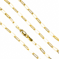 Cadena Clip Lisa 60cm en oro de 18K de la Joyería Caracas, cuenta con garantía de por vida.