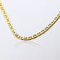 Cadena Escalera E50 de la Joyería Caracas es una pieza de oro de 18K de alta calidad, cuenta con garantía de por vida. 