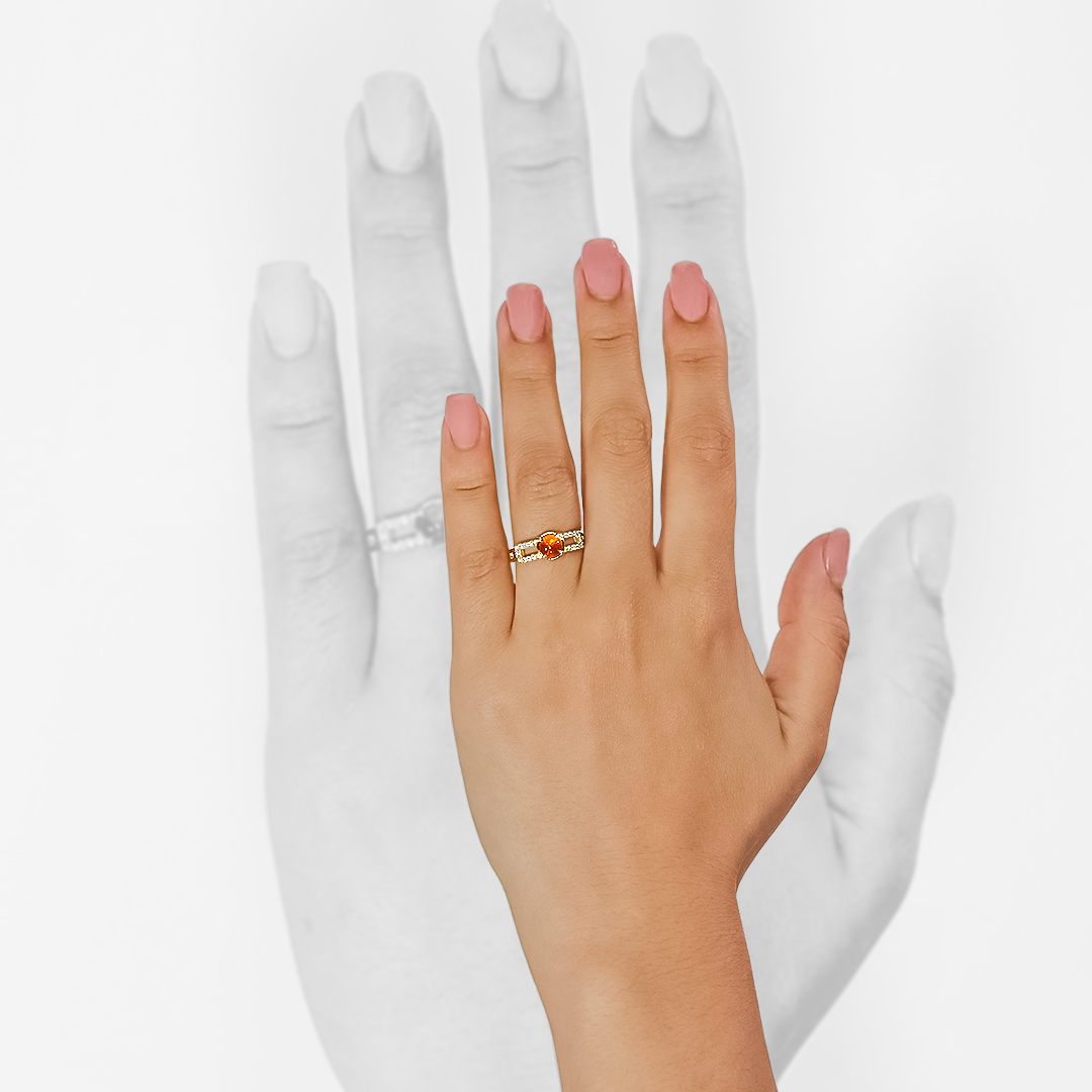 Anillo Citrine Deluxe