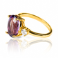Anillo Purple Sky, hecho de oro 18k con certificado de calidad y garantía de por vida, esta Joyería Caracas es una elección sofisticada y exclusiva para un momento tan especial. 