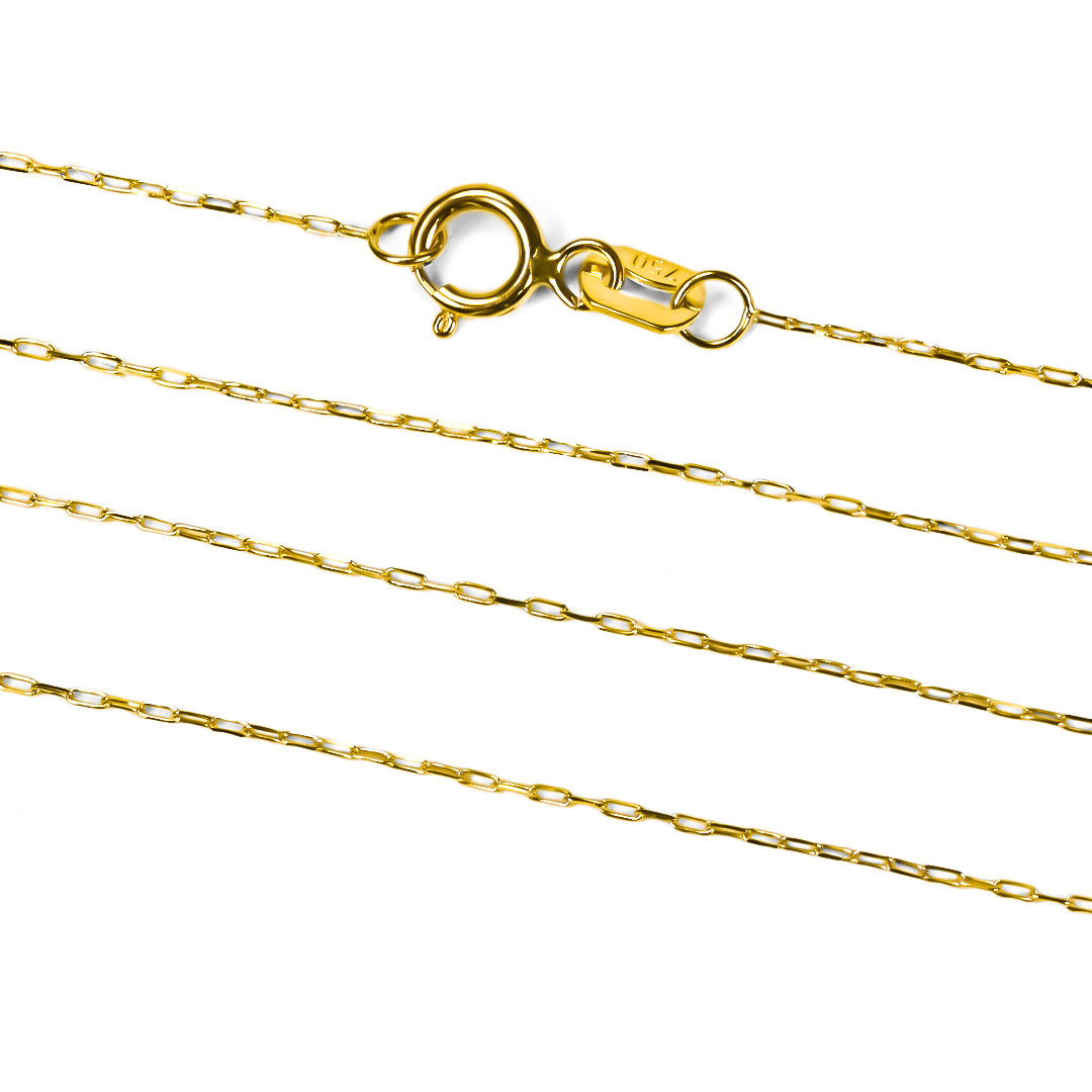 Cadena rolon F 45I. Hecha en Joyería Caracas, con oro 18k y garantía de por vida. Una inversión que perdurará por generaciones.