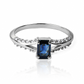 Anillo Sapphire Bridge, hecho de oro 18k con certificado de calidad y garantía de por vida, esta Joyería Caracas es una elección sofisticada y exclusiva para un momento tan especial.