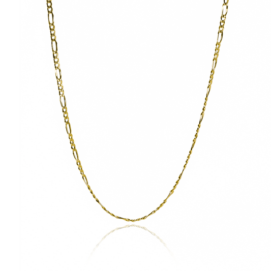 Cadena Cubana 3x1 S40 P de Joyería Caracas. Fabricada en oro de 18k, cuenta con garantía de por vida. 