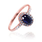 Anillo de compromiso Lady Classic S. Hecho a mano en Joyería Caracas en oro de 18k viene con certificado de calidad y garantía de por vida.