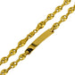 Pulsera esclava Calabrote M JT es una obra maestra de la Joyería Caracas en oro de 18k. Con su diseño elegante y exclusivo.
