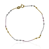 Pulsera Esferas 3 oros I
