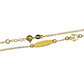 Pulsera bebe anclita elaborada en oro 18K por Joyería Caracas, cuenta con garantía de por vida.