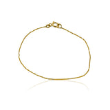 Pulsera Classic Venecia II de la Joyería Caracas. Confeccionada en oro de 18k, su diseño clásico y sofisticado te hará destacar en cualquier ocasión.