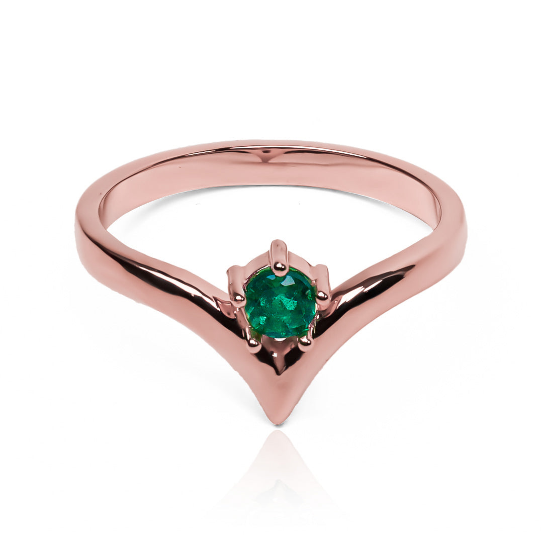 Anillo pointed. Hecho con oro 18k, este impresionante anillo de Joyería Caracas te asegura una garantía de por vida.
