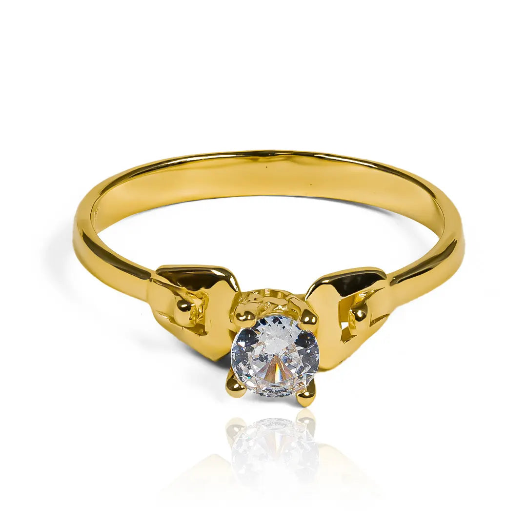 Anillo de compromiso engagement belt. Hecho en Joyería Caracas de oro 18 k, este anillo cuenta con un certificado de calidad y garantía para toda la vida.