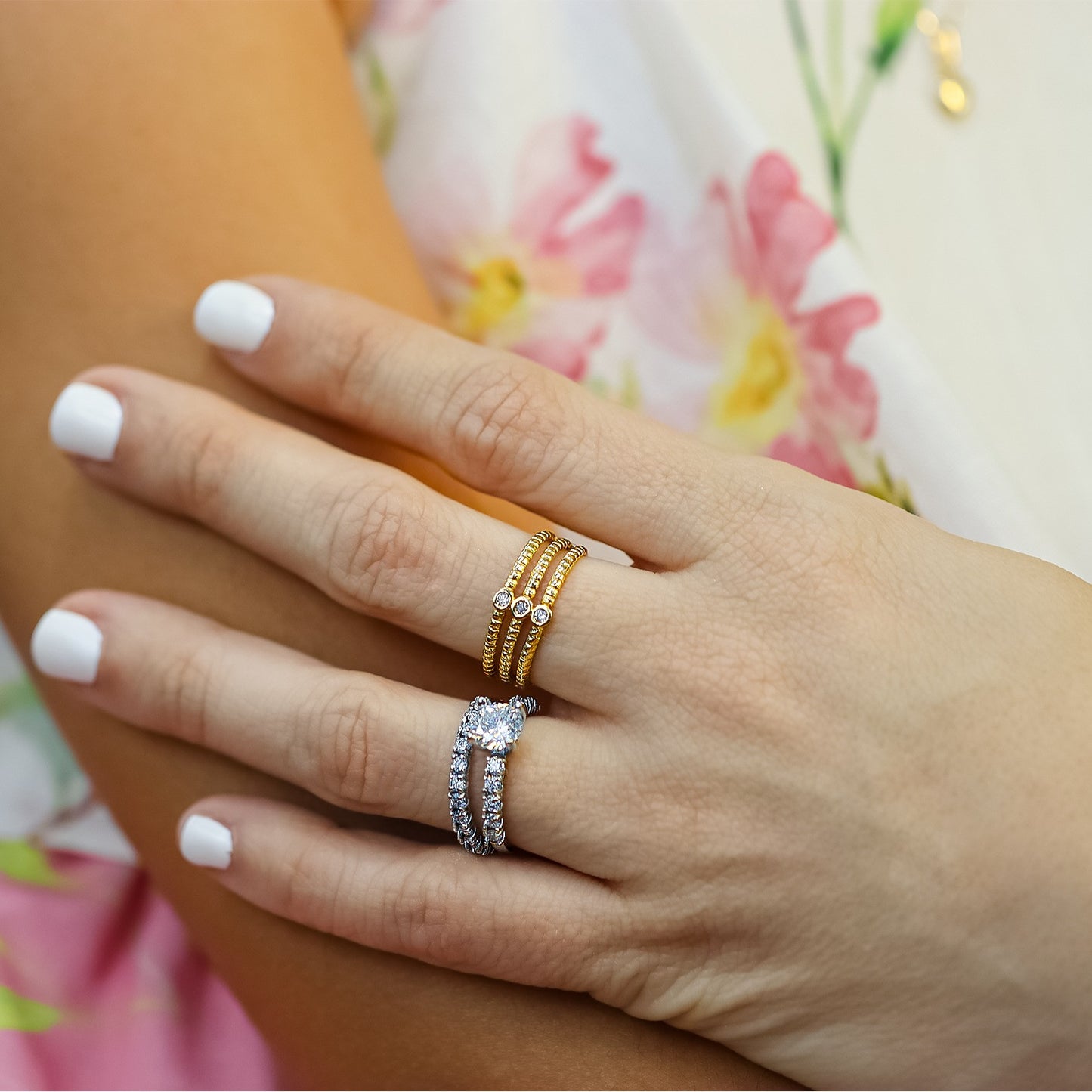 Anillo Set Argolla, Anillo y Pisargolla – Joyería Caracas