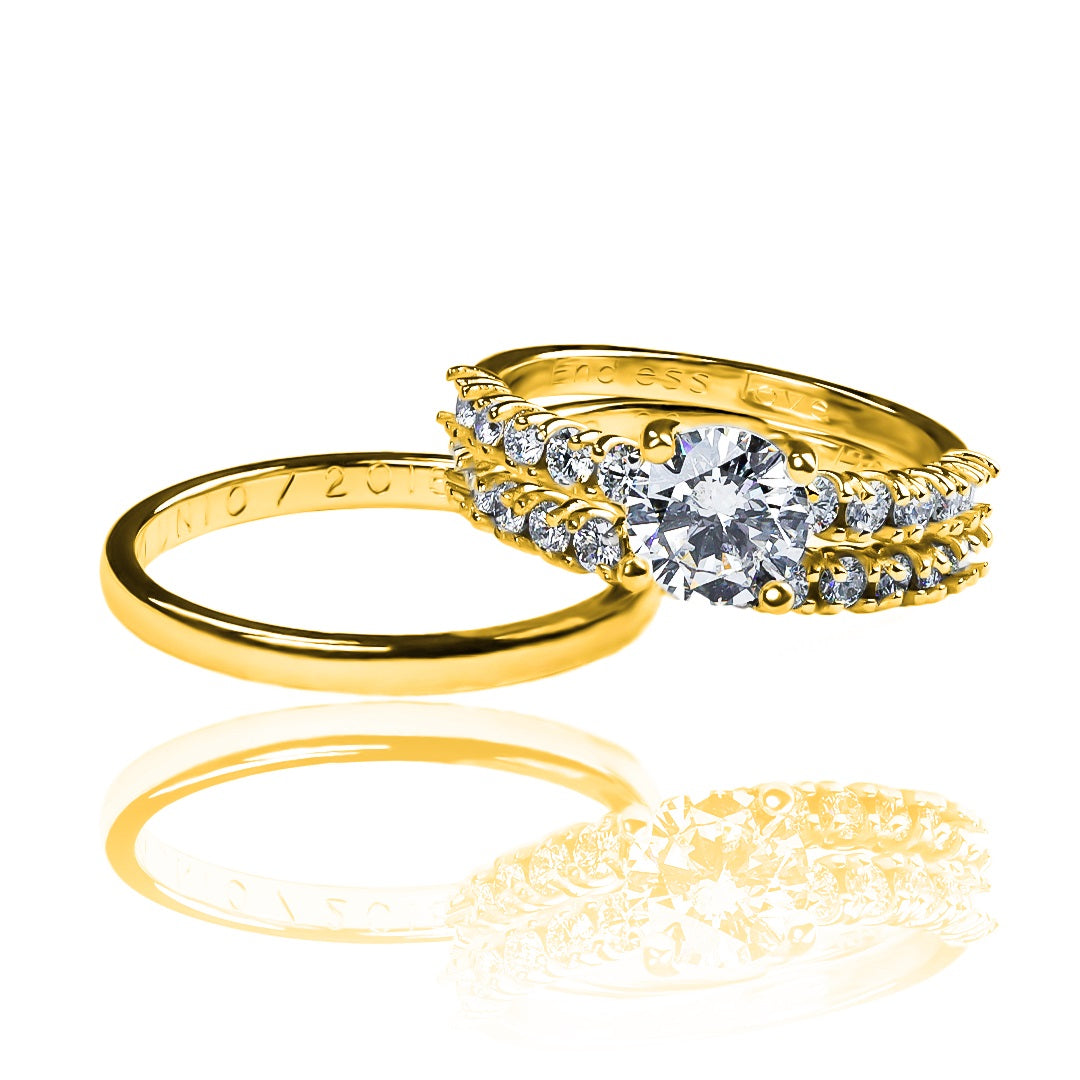 Anillo Set Argolla, Anillo y Pisargolla – Joyería Caracas