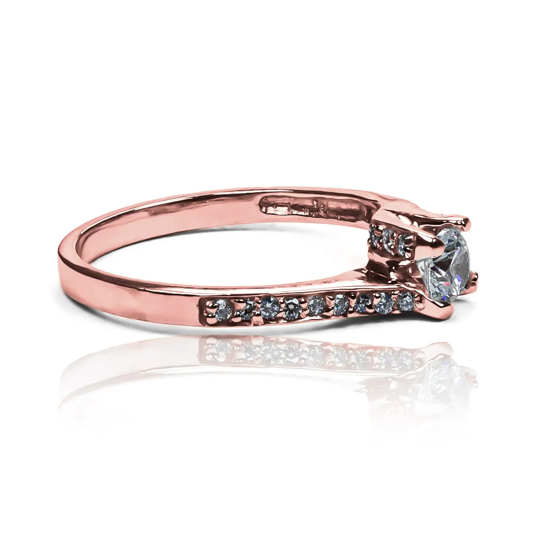 Anillo de compromiso special SM cristal de Joyería Caracas, fabricado en oro 18k, con certificado de calidad y garantía para toda la vida.