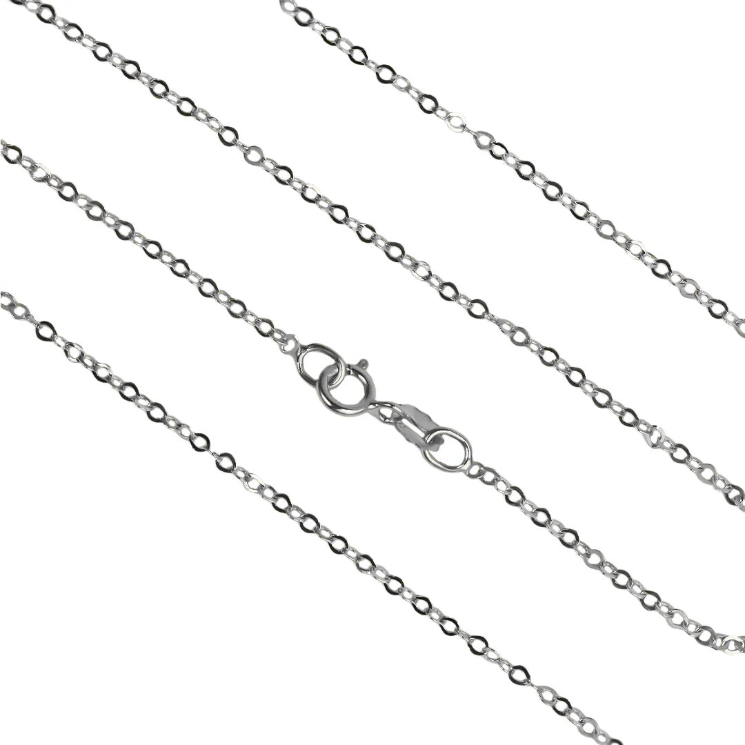 Cadena Classic S45 white, fabricado en oro 18k por Joyería Caracas, cuenta con un certificado de calidad y garantía de por vida.